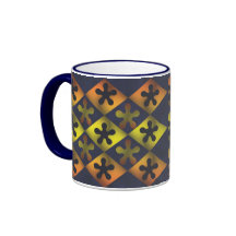 Taza con el modelo abstracto