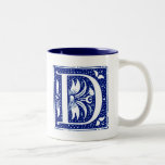 Taza con monograma - letra D