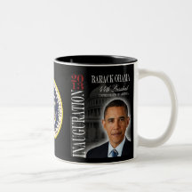 Taza conmemorativa 2013 de la inauguración de Obam