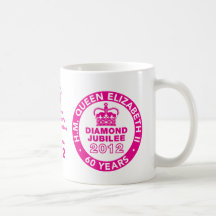 Taza conmemorativa del jubileo de diamante