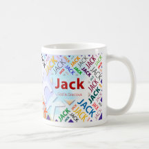 Taza conocida personalizada Jack