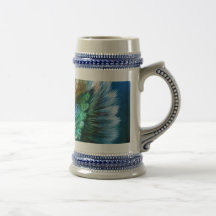 Taza - criatura del guerrero de la fantasía