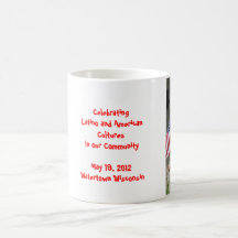 Taza cultural 2 de Lainoamericana de la fiesta