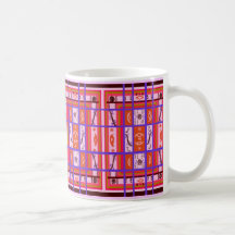 Taza Curvy de la tela escocesa