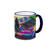 Taza de café abstracta