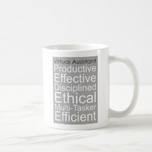 Taza de café auxiliar virtual
