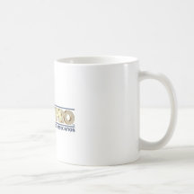 Taza de café azul de RESA PROStager