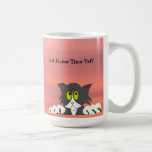 Taza de café casera de Moggy del café del tiempo