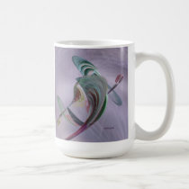 taza de café con una flor del fractal tazas