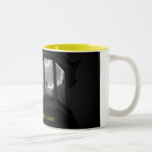 Taza de café de cristal de la capilla de Waker