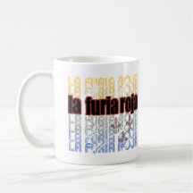 Taza de café de Furia Roja del La