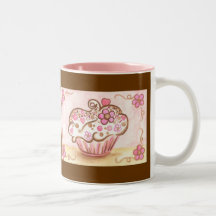 Taza de café de la magdalena
