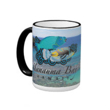 Taza de café de los pescados del disparador de Haw