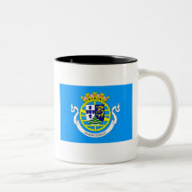 Taza de café de Macao del portugués