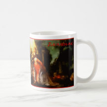 Taza de café de publicación del ángel de Zur
