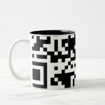 Taza de café de QR