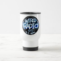 TAZA DE CAFÉ DE RADIO ATADA CON ALAMBRE