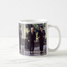 Taza de café de Reagan y de McCain