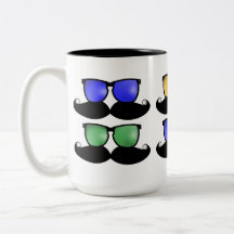 Taza de café del bigote