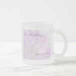 Taza de café del boda del Clematis