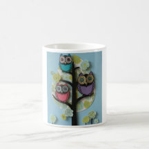 taza de café del búho