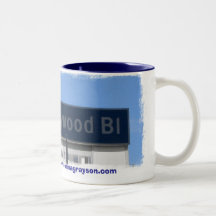 Taza de café del bulevar de Hollywood