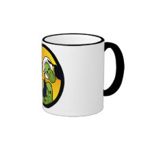 Taza de café del cactus de la pesca