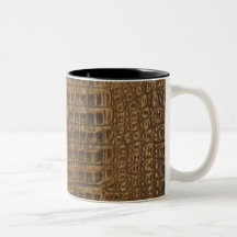 taza de café del caimanmleather