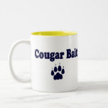 Taza de café del cebo del puma
