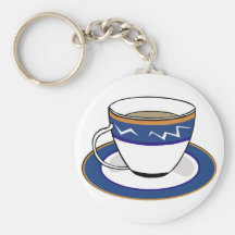 Taza de café del comensal: Imagen linda Llaveros