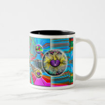 Taza de café del Corazón-o-Vidrio