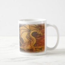 Taza de café del dragón de los emperadores