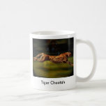 Taza de café del guepardo del tigre