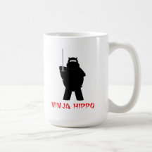 Taza de café del hipopótamo de Ninja