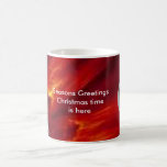 Taza de café del navidad del barro amasado 7