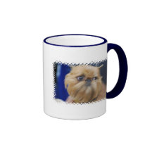 Taza de café del perro de Bruselas Griffon
