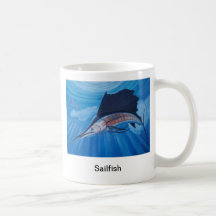 Taza de café del pez volador