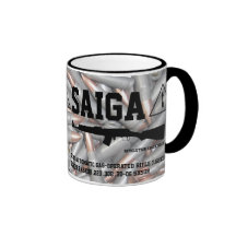 Taza de café del rifle de Saiga