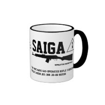 Taza de café del rifle de Saiga