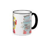Taza de café del robot del juguete