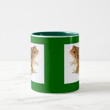 Taza de café del sapo americano