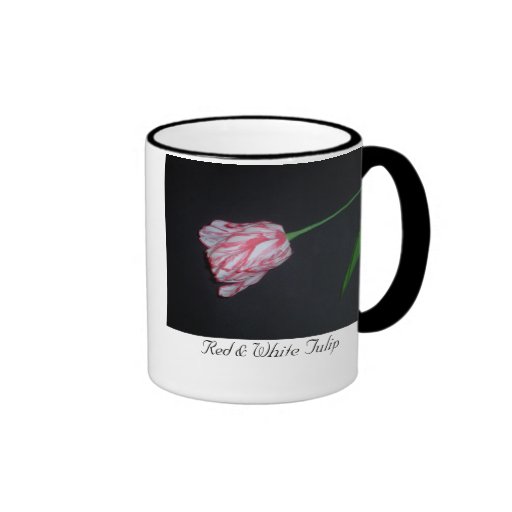 Taza de café del tulipán