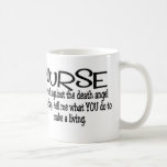 Taza de café divertida de la enfermera