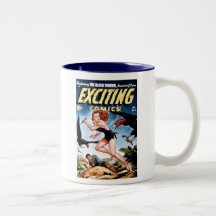 Taza de café emocionante de los tebeos