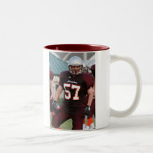 Taza de café - fútbol del cristiano del mandarín