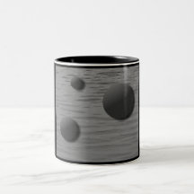 Taza de café gris al azar del diseño