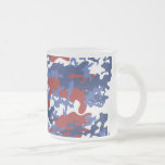 Taza de café helada Camo del americano