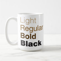 Taza de café Helvética de la familia