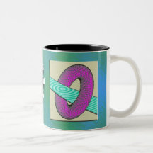 Taza de café imposible del buñuelo