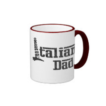 Taza de café italiana del padre del papá